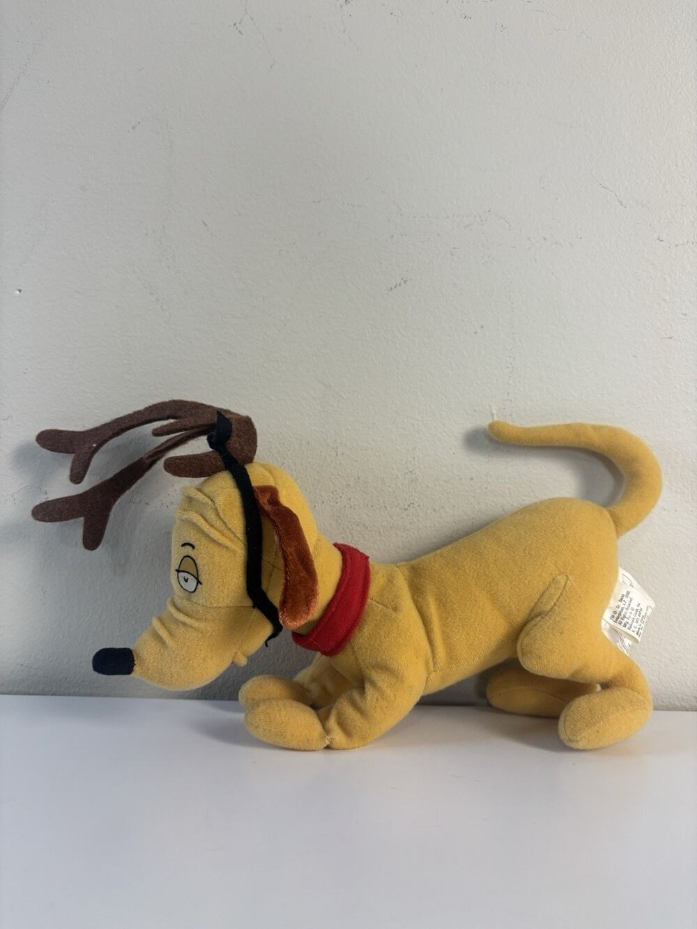 Vintage 1998 Hallmark Dr Seuss Max Dog Plush How the Grinch Stole Christmas